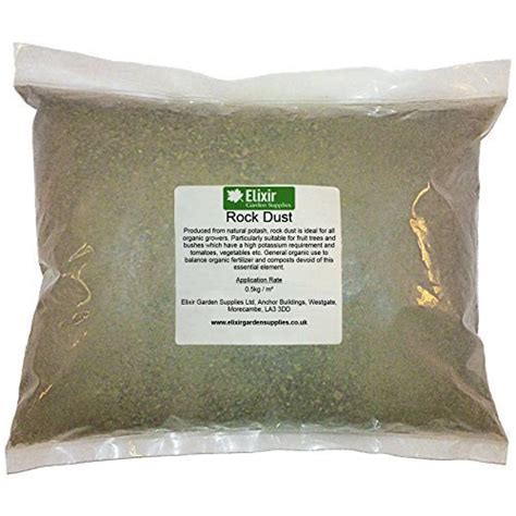 Elixir Gardens ® 10Kg Rock Dust Organic Fertilizer: Amazon.co.uk ...