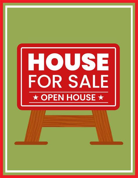 House For Sale Sign Template | FREE Download | For sale sign, Sign ...