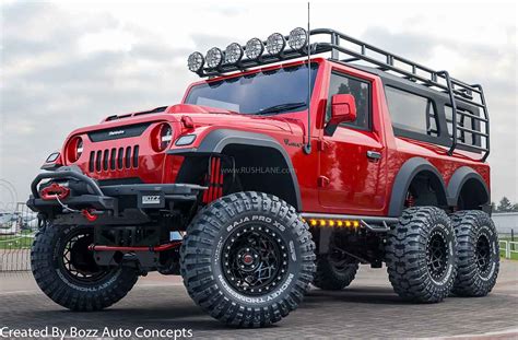 Mahindra Thar 6x6 Crosland Is A Beast On The Prowl - By Bozz Auto Designs