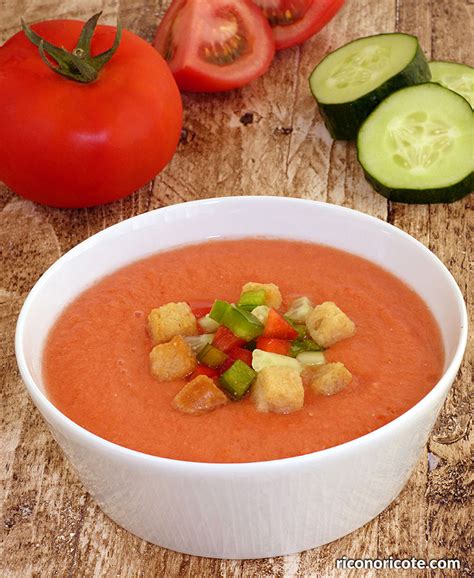 Gazpacho andaluz - Rico no, ricote