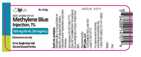 Methylene Blue Injection: Package Insert - Drugs.com