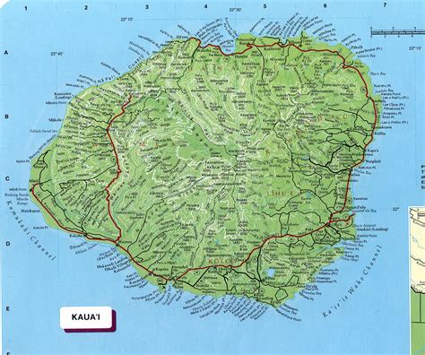 Kauai Map - Kauai Hawaii • mappery