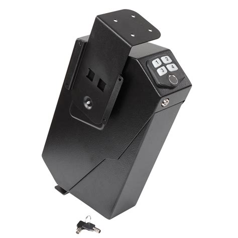 Tactical45 Biometric Gun Vault Pistol Safe for Nightstand - Passcode ...