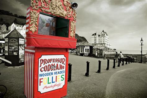 Punch and Judy theatre on Llandudno promenade Photograph by Mal Bray ...