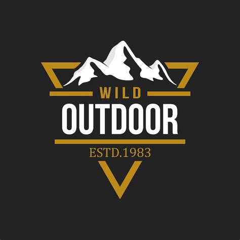 Premium Vector | Outdoor and adventure logo design template