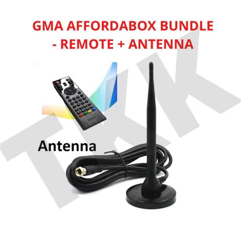 GMA Affordabox Digital Box TV Receiver Antenna OR with GMA Affordabox ...