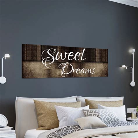 Sweet Dreams Wall Art Canvas, Sweet Dreams Above The Bed | Master ...