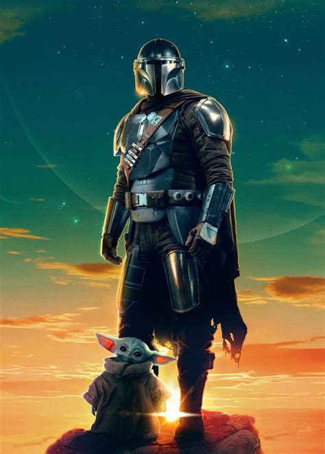 'The Mandalorian season 3' Poster, picture, metal print, paint by Star ...