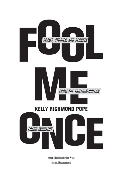 Title Page - Fool Me Once [Book]