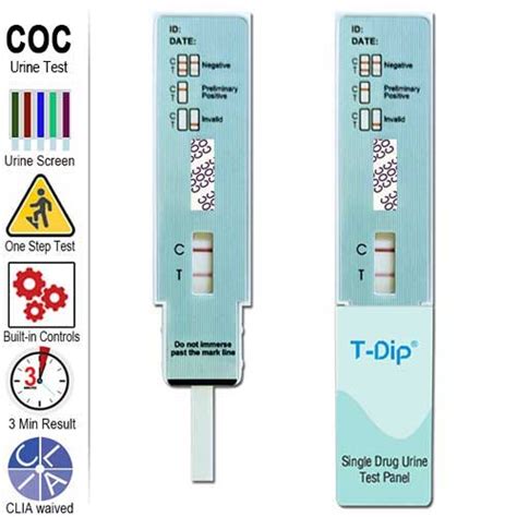 Cocaine Drug Test Kit – A Urine Test to Detect Cocaine Use. $0.70ea. 25/pk.