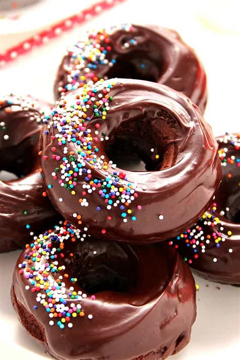 Glazed Chocolate Donuts Recipe - Crunchy Creamy Sweet