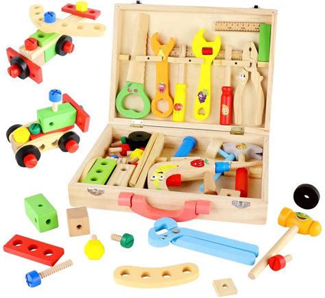 48PCS Kids Wooden Tool Box – Product Testing Group