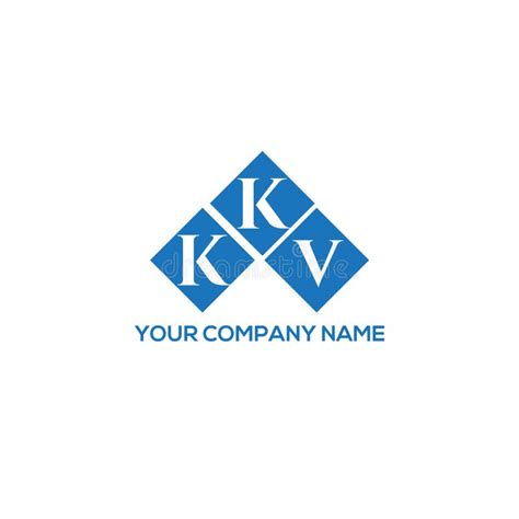 KKV Letter Logo Design on WHITE Background. KKV Creative Initials ...