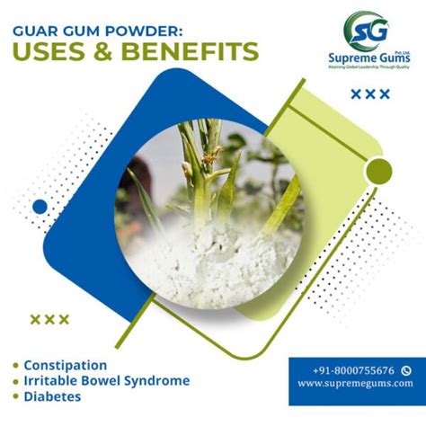 Guar Gum Powder: Uses & Benefits - Supreme Gums