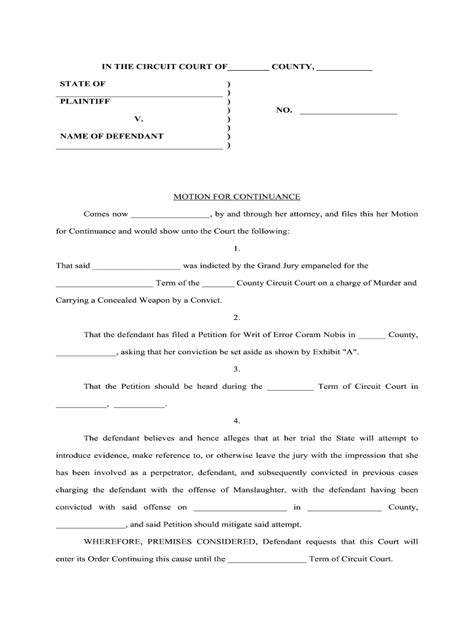 Examples of Court Motions: Pre-built template | airSlate SignNow