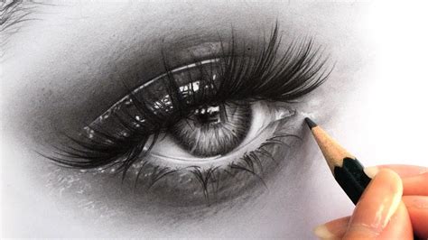 How To Draw Hyper Realistic Eyes Easy Draw A Realistic Eye For | Images ...