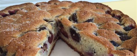 Italian Plum Cake in a Springform | Italian Plums | Easy to Prepare