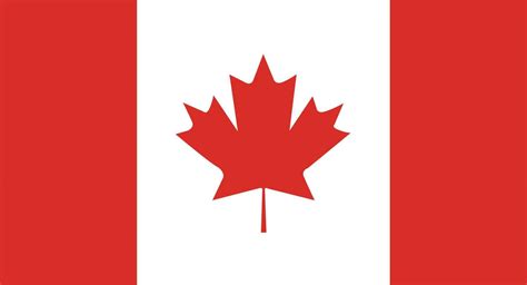 Flag of Canada.Official proportion dimension and colors. Vector ...