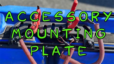 NuCanoe Accessory Mounting Plate - YouTube