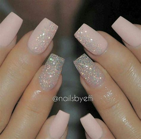 Blush pink | Quinceanera nails, Formal nails, Pink nails