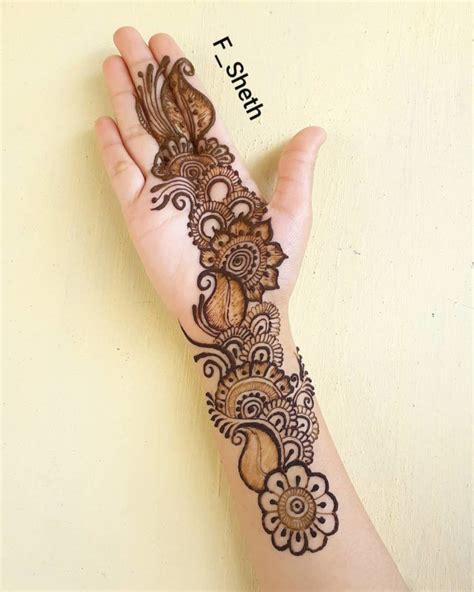 Latest Arabic Mehndi Design For Front Hand - K4 Fashion - FinetoShine