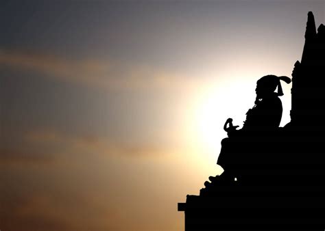 Download Shivaji Maharaj Throne Silhouette Hd Wallpaper | Wallpapers.com