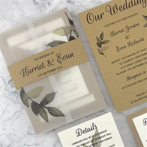 Rustic Themed Wedding Invitations | Free Samples | Pure Invitation ...