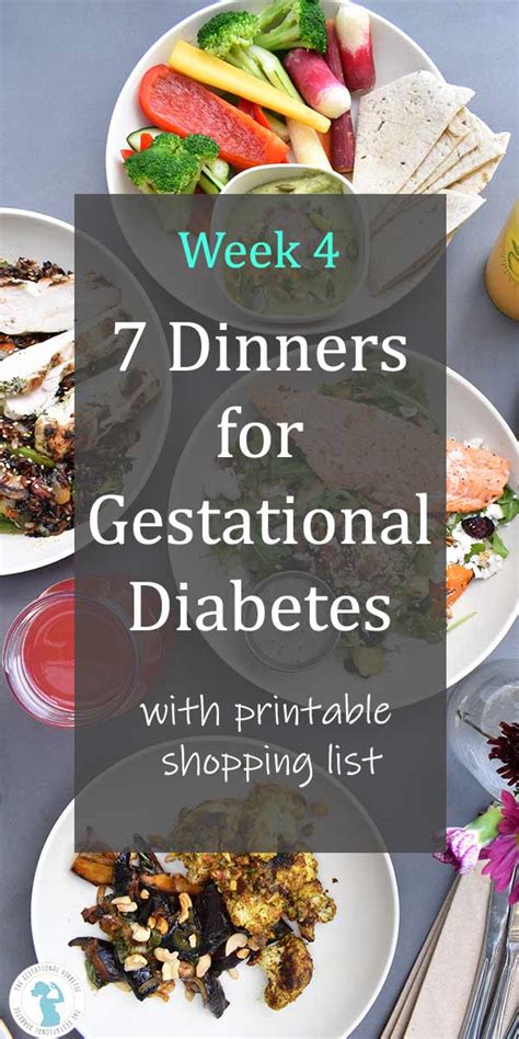 Easy, Low Glycemic Dinner Ideas for the Week - The Gestational Diabetic