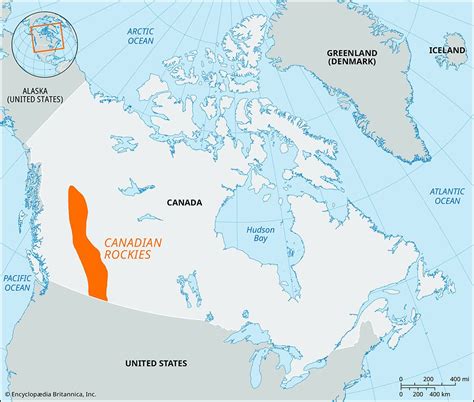 Rocky Mountains Canada Map - Wynne Karlotte