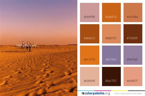 Desert Sunset Palette | Purple color palettes, Color palette ...