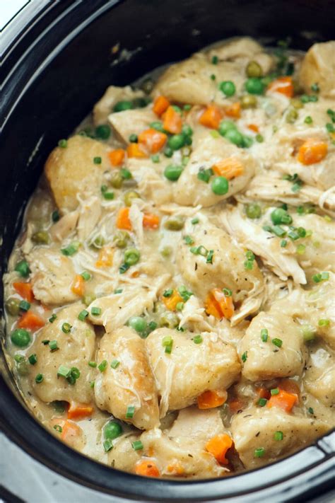 Slow Cooker Chicken and Dumplings - The Cooking Jar