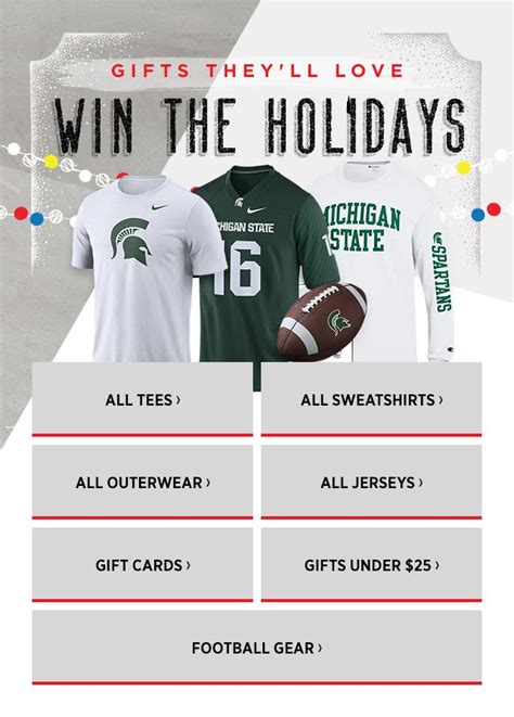 Michigan State Apparel | Spartan Gear, Merchandise & Gifts