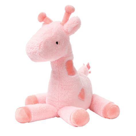 Snuggle Jungle Pink Giraffe Plush Stuffed Animal Toy - Snuggles – Lambs ...