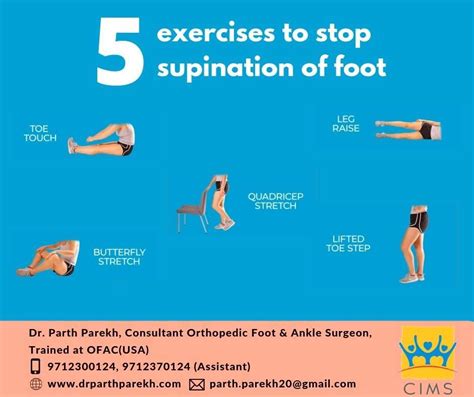 Supination in feet and exercises to correct it | Supination of the foot ...