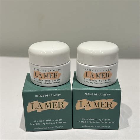 La mer the moisturizing cream Size is 7ml Set for 2 - Depop