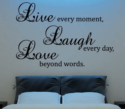 10 Most Romantic Wall Decal Love Quotes for Your Bedroom | Family love ...