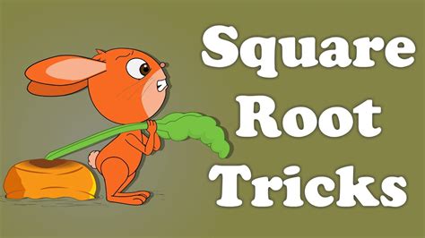 Square Root Tricks | #aumsum #kids #education #science #learn - YouTube