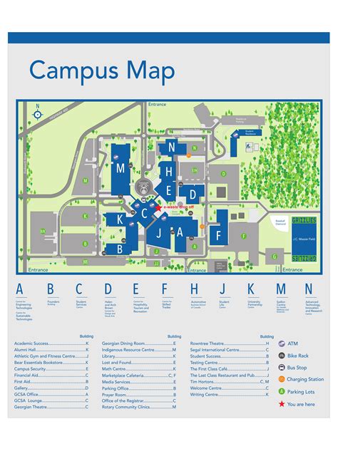 Georgian College Campus Map – Map Of California Coast Cities