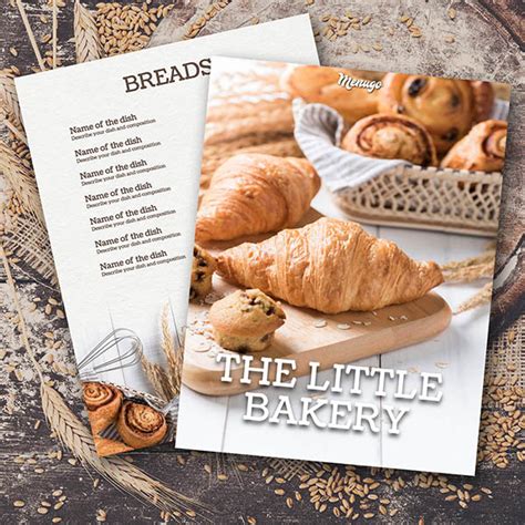 Menugo - Little Bakery Menu Template