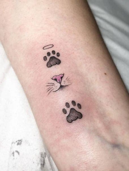 Cat paw print tattoo ideas photos