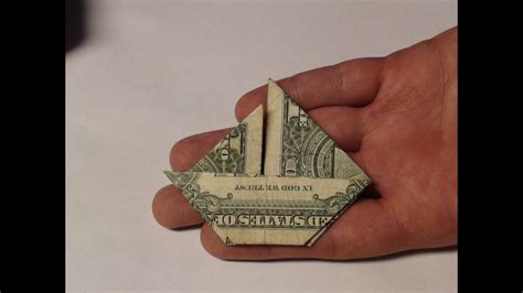 Fold Money Sailboat Origami - $1 One Dollar Bill Tutori... | Doovi