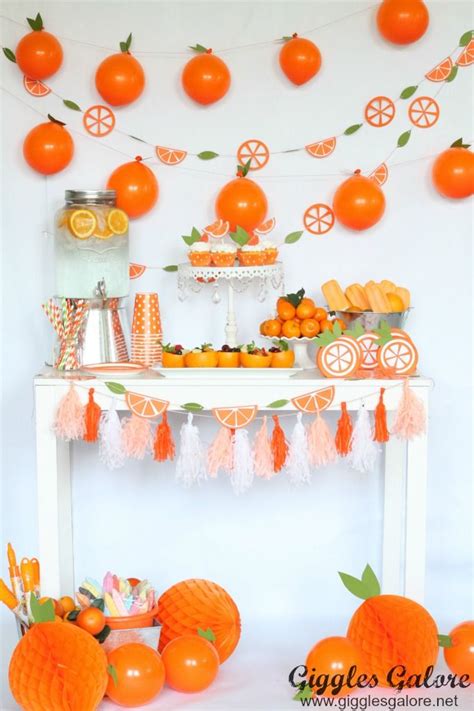 Orange You Glad It's Summer Party with Cricut | Summer party ...