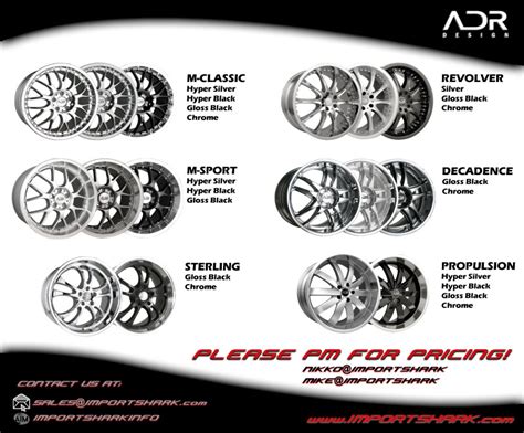 ADR Design Wheels - GREAT PRICING & FREE SHIPPING! - Hyundai Genesis Forum