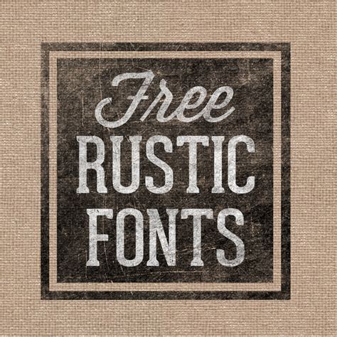 Font Must-Haves: Free Rustic Fonts | The Anastasia Co. | Rustic font ...