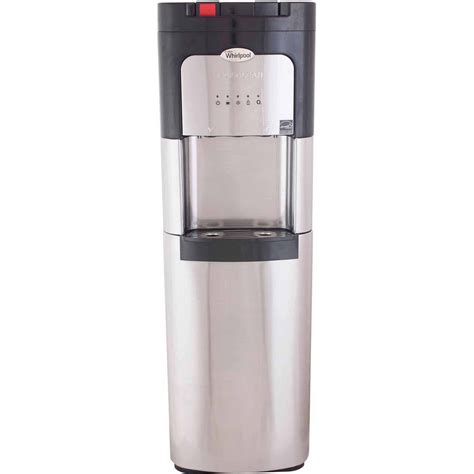 Whirlpool Stainless Steel Bottom-Load Water Dispenser with Self Clean ...