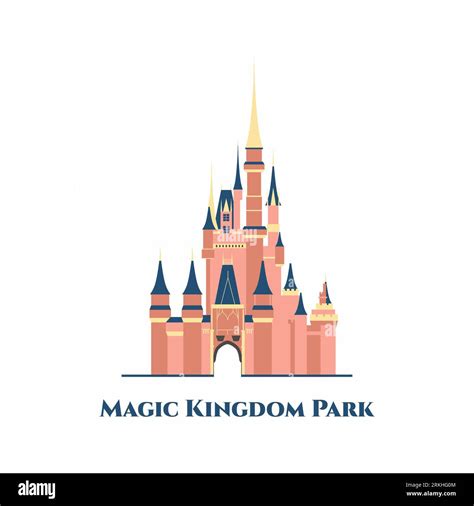 Magic kingdom park Stock Vector Images - Alamy