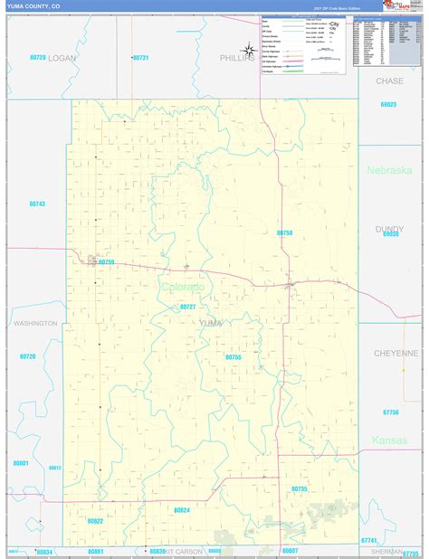 Yuma County Map