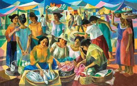 VICENTE SILVA MANANSALA (1910-1981), Tiangge (Market Scene) | Christie's