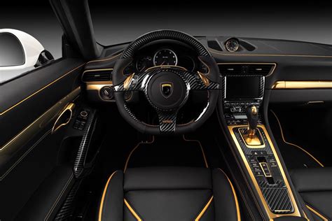 Porsche 911 Turbo Stinger GTR By TopCar Has 24K Gold Interior ...