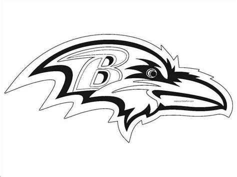 Baltimore Ravens Clipart Black And White